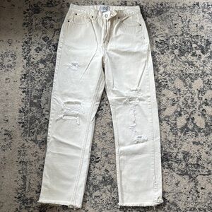 BDG White Denim Jeans